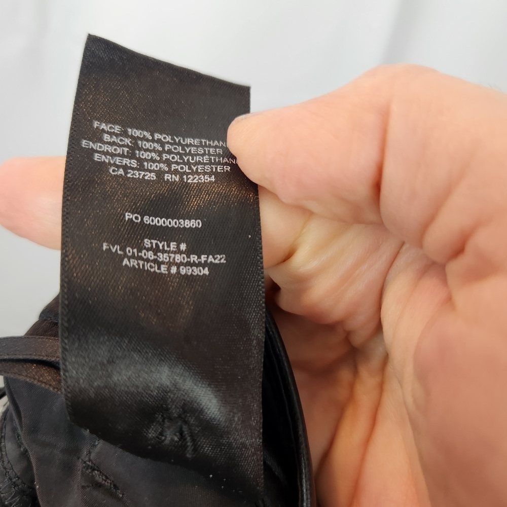 Aritzia Babaton Melina faux leather pants size 12 in EUC - Picture 15 of 15